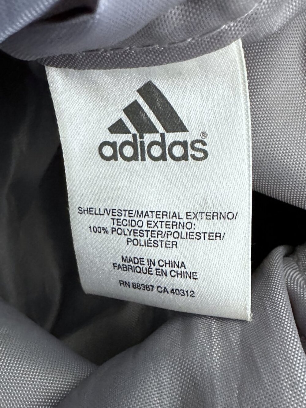 Adidas by Stella McCartney Canvas Expandable Convertible Tote Bag, Gray - Picture 10 of 16